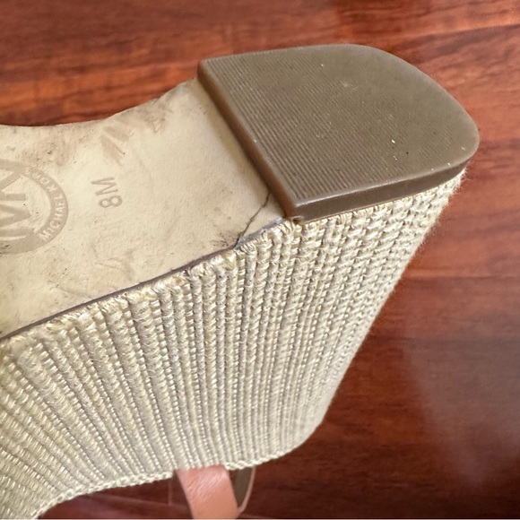 Michael Kors Knot-Top Raffia Platform Wedges - Picture 8 of 12